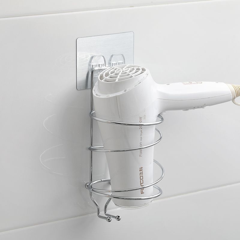 Wall Mounted Type Bathroom Hair Dryer Blow Holder Shelf Rack Stainless Wincon - Wall Mount Blow Dryer Holder