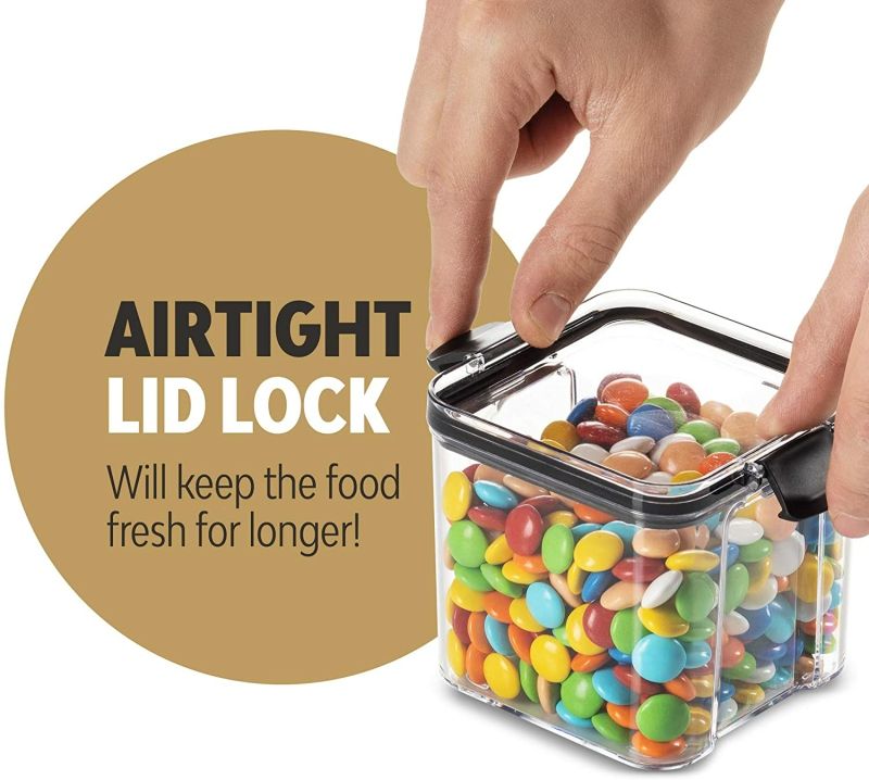 air tight lid lock pets food storage bin