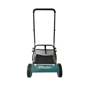 16-inch Portable Manual Lawn Push Reel Mower With Adjustable Blade Height