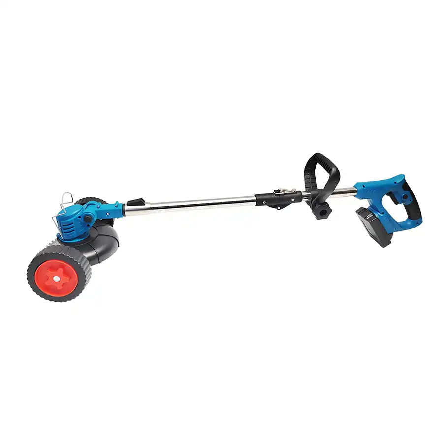 21V Cordless Grass Trimmer Cutting Machine with wheels - Image 2